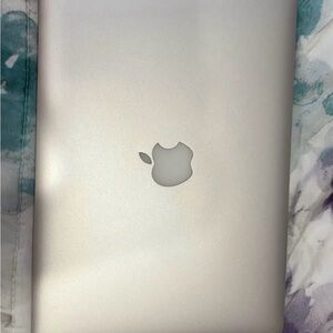 Apple Metallic Silver Laptop